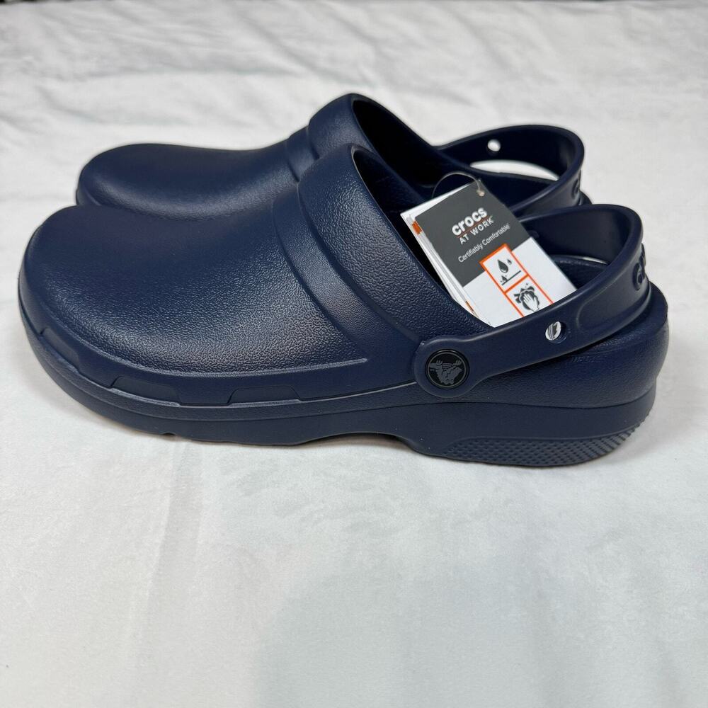 Crocs Specialist II Vent Navy Blue Work Clogs Shoes Unisex M8 W10 NWT